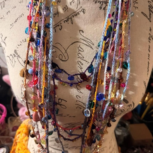 Glass Beaded Necklace