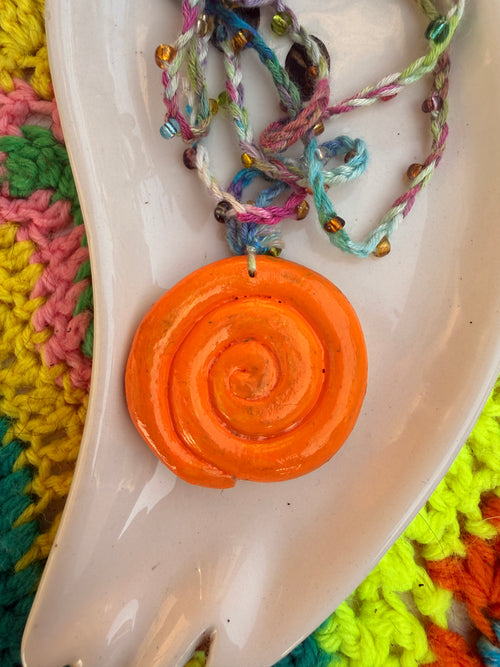 Mixed Media Statement Necklace {wearable *original* art}